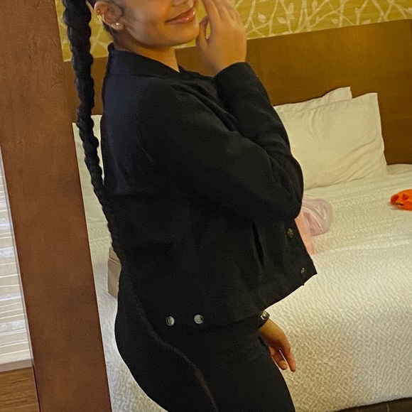 Black Jean Jacket - Picture 3 of 3